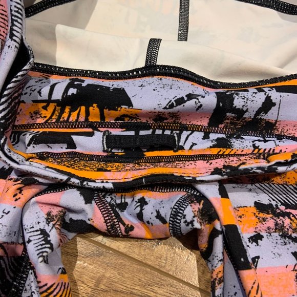 Lululemon colourful mesh side capri leggings - Picture 4 of 11